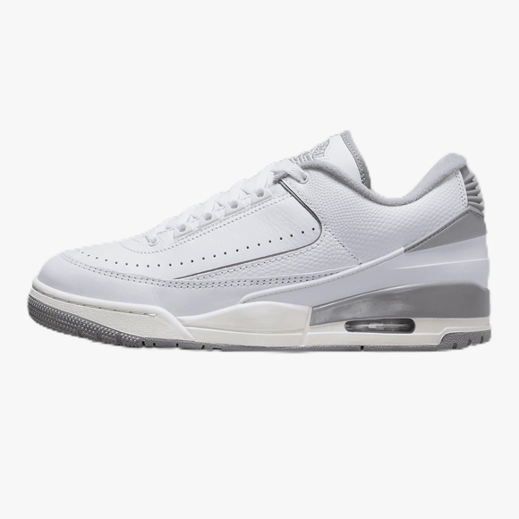 New Jordan 2/3 White Cement - Review & On Feet - YouTube Nike Air Jordan 2/3 White and Gray Sneakers